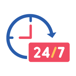 24/7 availability