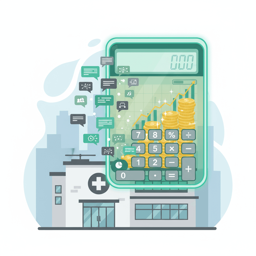 ROI of Conversational AI for Hospitals illustration